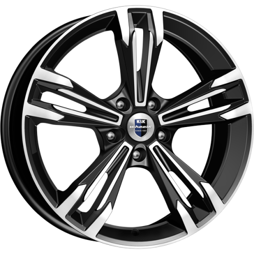Диски K&K Каррера 7x18 5x100 ET45 dia 67,1 алмаз черный Россия - 1
