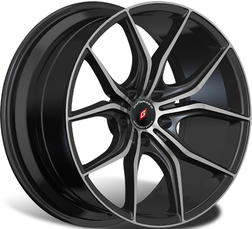 Диски Inforged IFG17 8,5x19 5x114,3 ET45 dia 67,1 black machined - 1