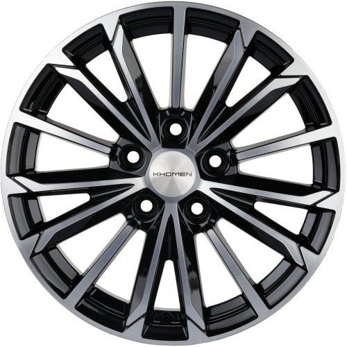 Диски Khomen Wheels KHW1611 (Corolla) 6,5x16 5x114,3 ET45 dia 60,1 black-FP Россия - 1