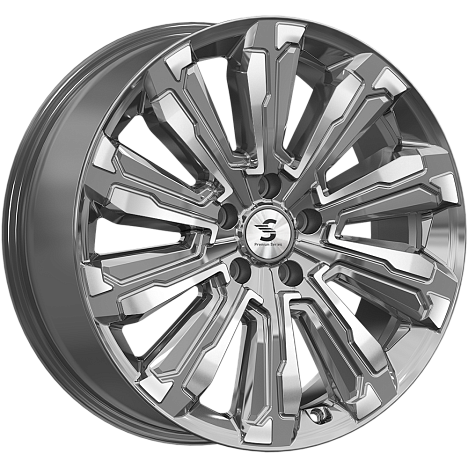 Диски Premium Replica Wheels Humber 8x20 5x114,3 ET45 dia 66,1 diamond gloss graphite - 1