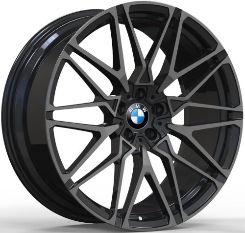 Диски Кованные диски Style 818-1 BMW X5 9x21 5x112 ET35 dia 66,56 черный+ с черным оттенком - 1