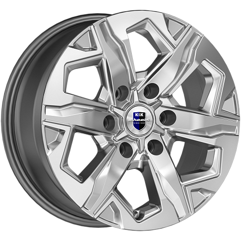 Диски K&K Тейт 7,5x17 6x139,7 ET25 dia 78,1 дарк платинум - 1