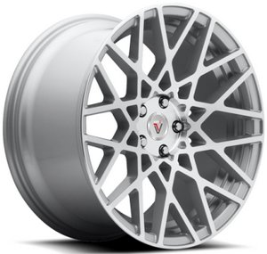 Диски Vissol F-677 10x20 5x108 ET40 dia 72,6 silver polished кованный - 1