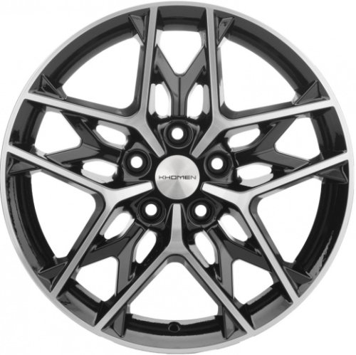 Диски Khomen Wheels KHW1709 (Octavia) 7x17 5x112 ET49 dia 57,1 black-FP - 1