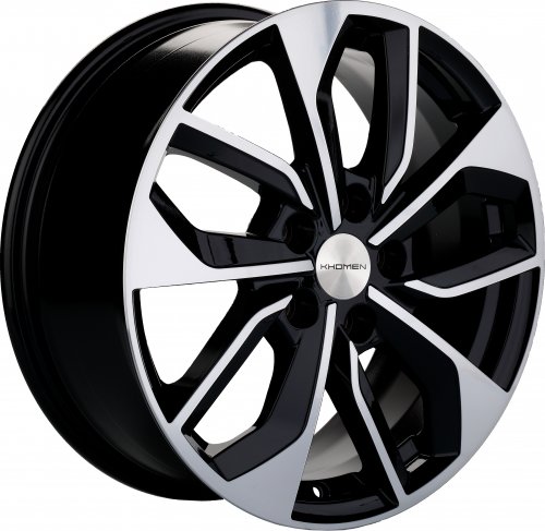 Диски Khomen Wheels KHW1703 (Tiguan) 7x17 5x112 ET43 dia 57,1 black-FP Россия - 1