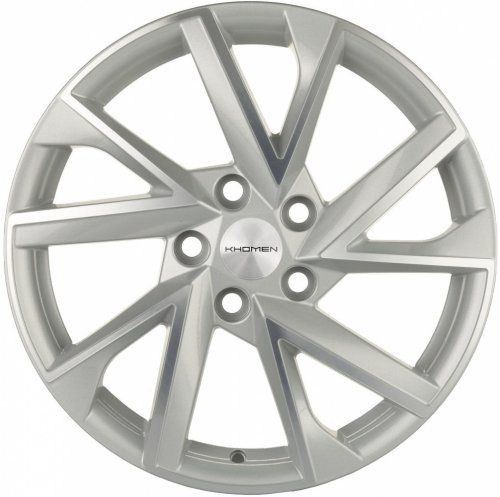 Диски Khomen Wheels KHW1714 (Audi A4) 7x17 5x112 ET49 dia 66,6 F-silver-FP - 1