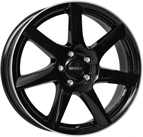 Диски Dezent TW dark 6,5x16 5x112 ET22 dia 66,6 black polished - 1