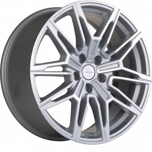 Диски Khomen Wheels KHW1904 (3/4/5/6 series) 9,5x19 5x112 ET40 dia 66,6 brilliant silver-FP Россия - 1