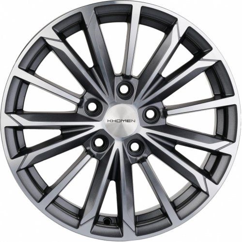 Диски Khomen Wheels KHW1611 (Focus) 6,5x16 5x108 ET50 dia 63,3 gray-FP Россия - 1