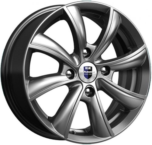 Диски K&K Бриз 6x15 4x100 ET45 dia 54,1 дарк платинум Россия - 1