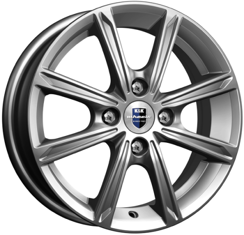 Диски K&K Флэш 5x14 4x100 ET45 dia 67,1 дарк платинум - 1