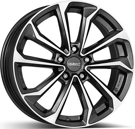 Диски Dezent KS dark 7,5x18 5x112 ET38 dia 70,1 anthracite polished - 1