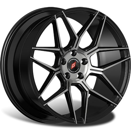 Диски Inforged IFG38 8x18 5x108 ET45 dia 63,3 black machined - 1