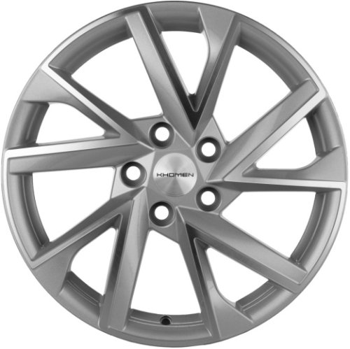 Диски Khomen Wheels KHW1714 (CX-5/Seltos/Optima) 7x17 5x114,3 ET50 dia 67,1 F-silver-FP - 1