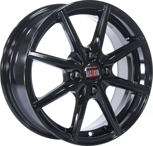 Диски Alcasta M63 6x15 4x100 ET37 dia 60,1 Black - 1