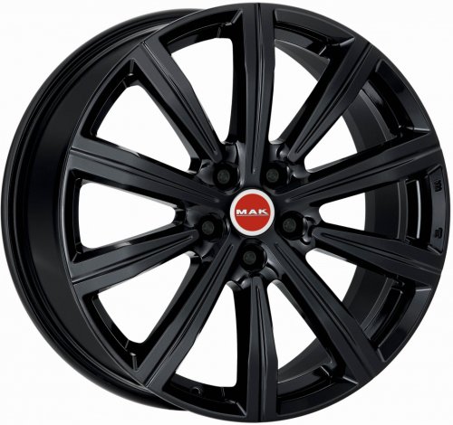 Диски MAK Birmingham 8,5x20 5x120 ET45 dia 65,1 gloss black - 1