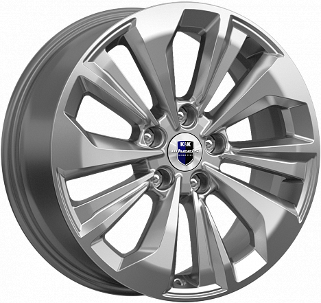 Диски K&K Авиор 7x17 5x114,3 ET45 dia 67,1 дарк платинум Россия - 1