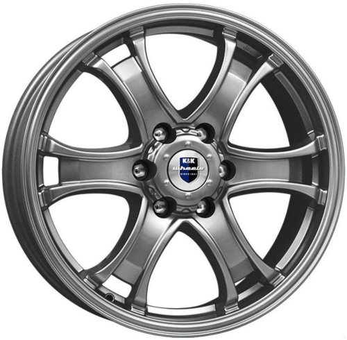 Диски K&K Балеар 7,5x18 6x139,7 ET30 dia 106,1 дарк платинум - 1