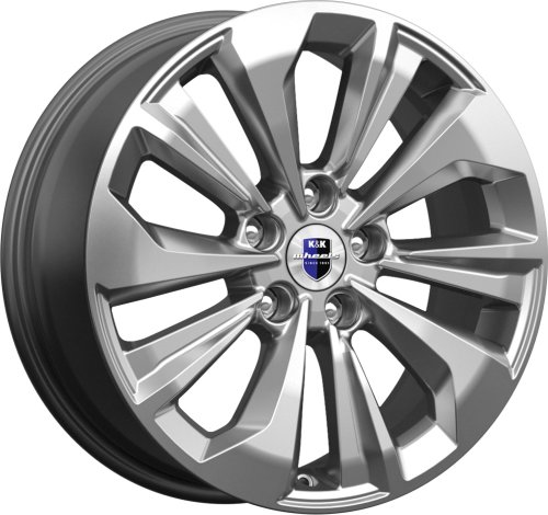 Диски K&K Авиор 7x17 5x112 ET40 dia 57,1 брайт дарк платинум - 1