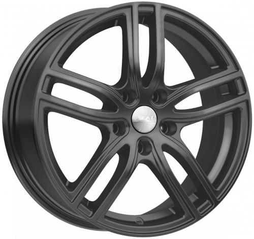 Диски Скад Брайтон 7x17 5x108 ET50 dia 65,1 черный бархат - 1