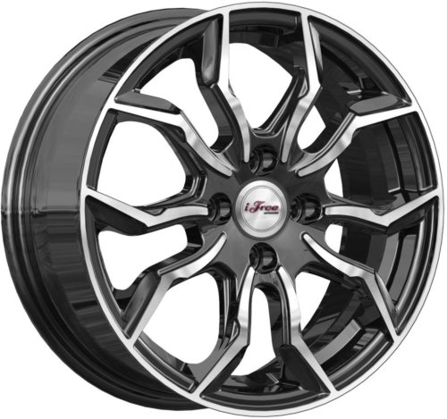 Диски iFree Бохо 6x15 4x100 ET40 dia 60,1 блэк джек - 1