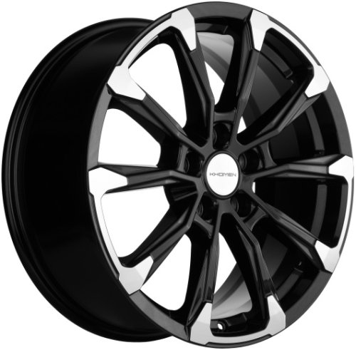 Диски Khomen Wheels KHW1808 (K5/Santafe) 7,5x18 5x114,3 ET50 dia 67,1 black-FP - 1