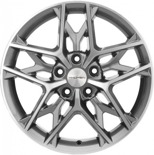 Диски Khomen Wheels KHW1709 (Optima) 7x17 5x114,3 ET50 dia 67,1 gray-FP Россия - 1