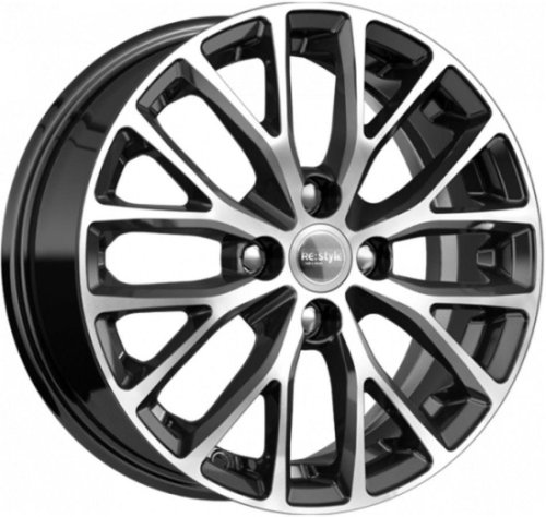 Диски K&K Original Series KIA (Rio КС782) 6x15 4x100 ET48 dia 54,1 алмаз черный Россия - 1