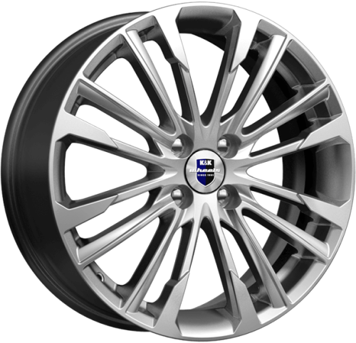 Диски K&K Сильверстоун 6,5x17 4x100 ET40 dia 67,1 сильвер SK - 1