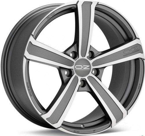 Диски OZ Racing Montecarlo HLT 8x19 5x108 ET45 dia 75 matt dark graphite diamond cut - 1