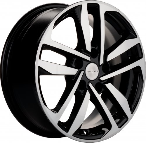 Диски Khomen Wheels KHW1612 (Mazda 3/ix35) 6,5x16 5x114,3 ET45 dia 67,1 black-FP - 1