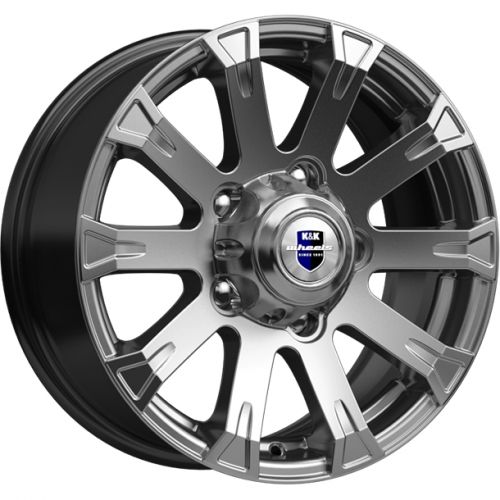 Диски K&K Байкал 7x16 5x139,7 ET35 dia 95,3 дарк платинум Россия - 1