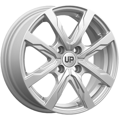 Диски Wheels UP Up122 6x15 4x100 ET39 dia 56,6 silver classic - 1