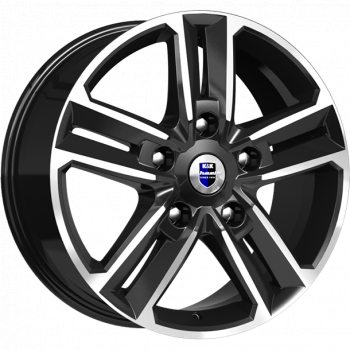 Диски K&K Backfire 8x18 5x114,3 ET40 dia 67,1 алмаз черный - 1