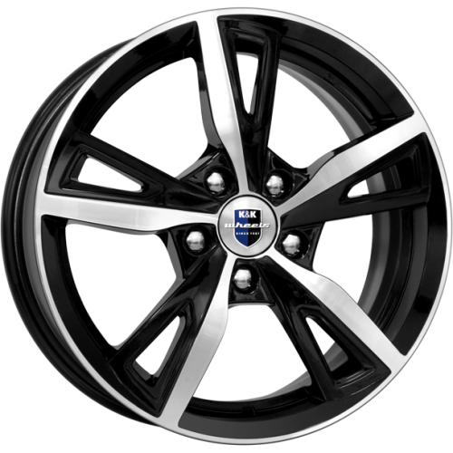 Диски K&K Фишт 6,5x16 5x114,3 ET40 dia 67,1 алмаз черный - 1