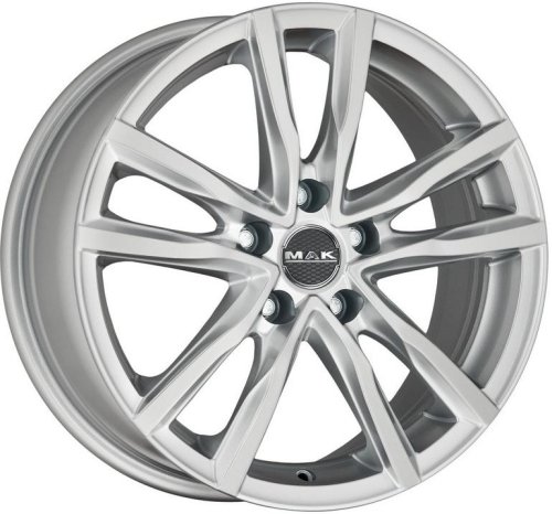 Диски MAK Milano 7x17 5x100 ET55 dia 56,1 silver - 1