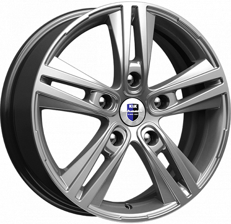 Диски K&K Прайм 6,5x17 5x114,3 ET45 dia 66,1 дарк платинум Россия - 1