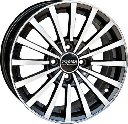 Диски Proma Цунами 7x17 5x108 ET33 dia 60,1 алмаз матовый Россия - 1