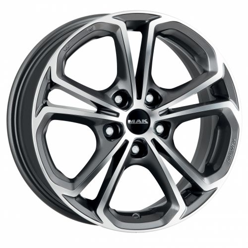 Диски MAK Hessen 7x17 5x120 ET41 dia 67,1 gun metallic mirror - 1