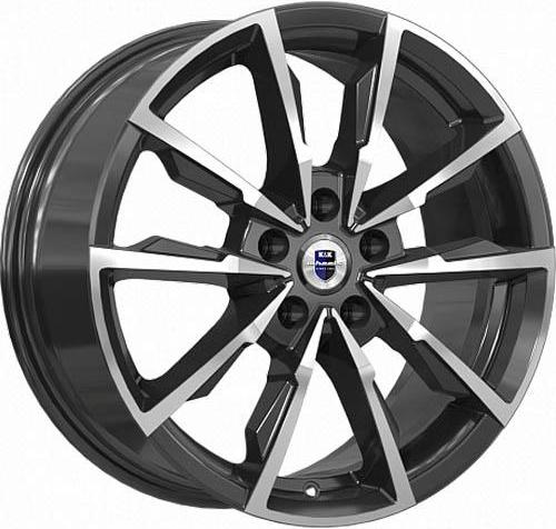 Диски K&K Меренге 7,5x17 5x100 ET38 dia 67,1 алмаз черный Россия - 1