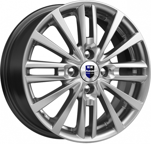 Диски K&K Модена 6x15 4x100 ET46 dia 54,1 дарк платинум Россия - 1