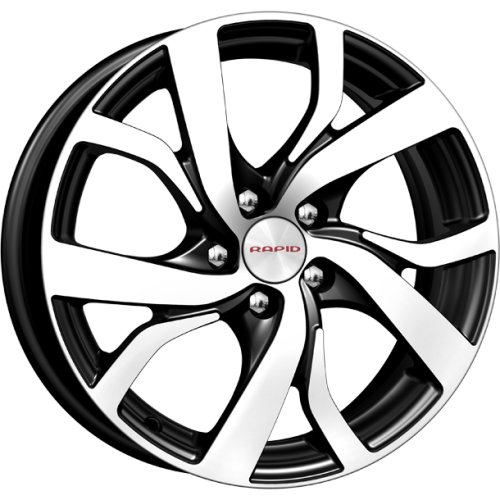 Диски K&K Палермо 6,5x16 5x108 ET50 dia 63,3 алмаз черный Россия - 1
