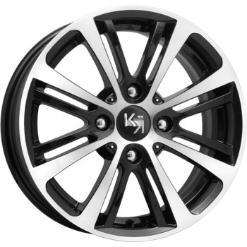 Диски K&K Беринг 6,5x15 4x100 ET39 dia 67,1 алмаз черный - 1