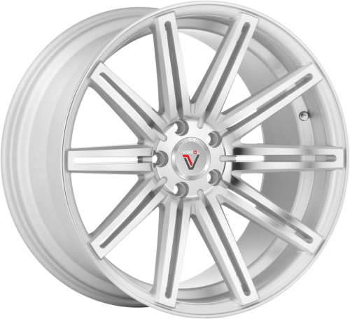 Диски Vissol V-004 9x22 5x112 ET32 dia 66,6 silver polished - 1