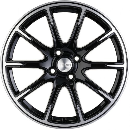 Диски Khomen Wheels KHW1707 (XRay) 6,5x17 4x100 ET41 dia 60,1 black-FP - 1