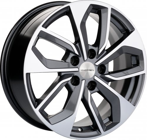 Диски Khomen Wheels KHW1703 (Camry) 7x17 5x114,3 ET45 dia 60,1 gray-FP Россия - 1