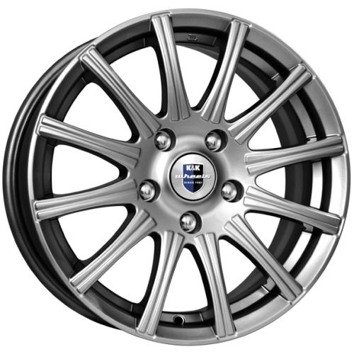 Диски K&K Сиеста 6x15 5x114.3 ET44 dia 67.1 дарк платинум - 1