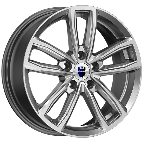 Диски K&K Каланг 6,5x17 5x114,3 ET45 dia 54,1 дарк платинум - 1