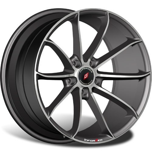 Диски Inforged IFG18 8x18 5x114,3 ET45 dia 67,1 black machined - 1