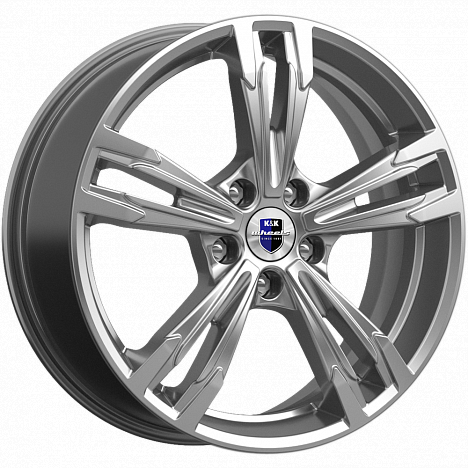 Диски K&K Karrera Light 7x18 5x114,3 ET40 dia 66,1 дарк платинум брайт Россия - 1